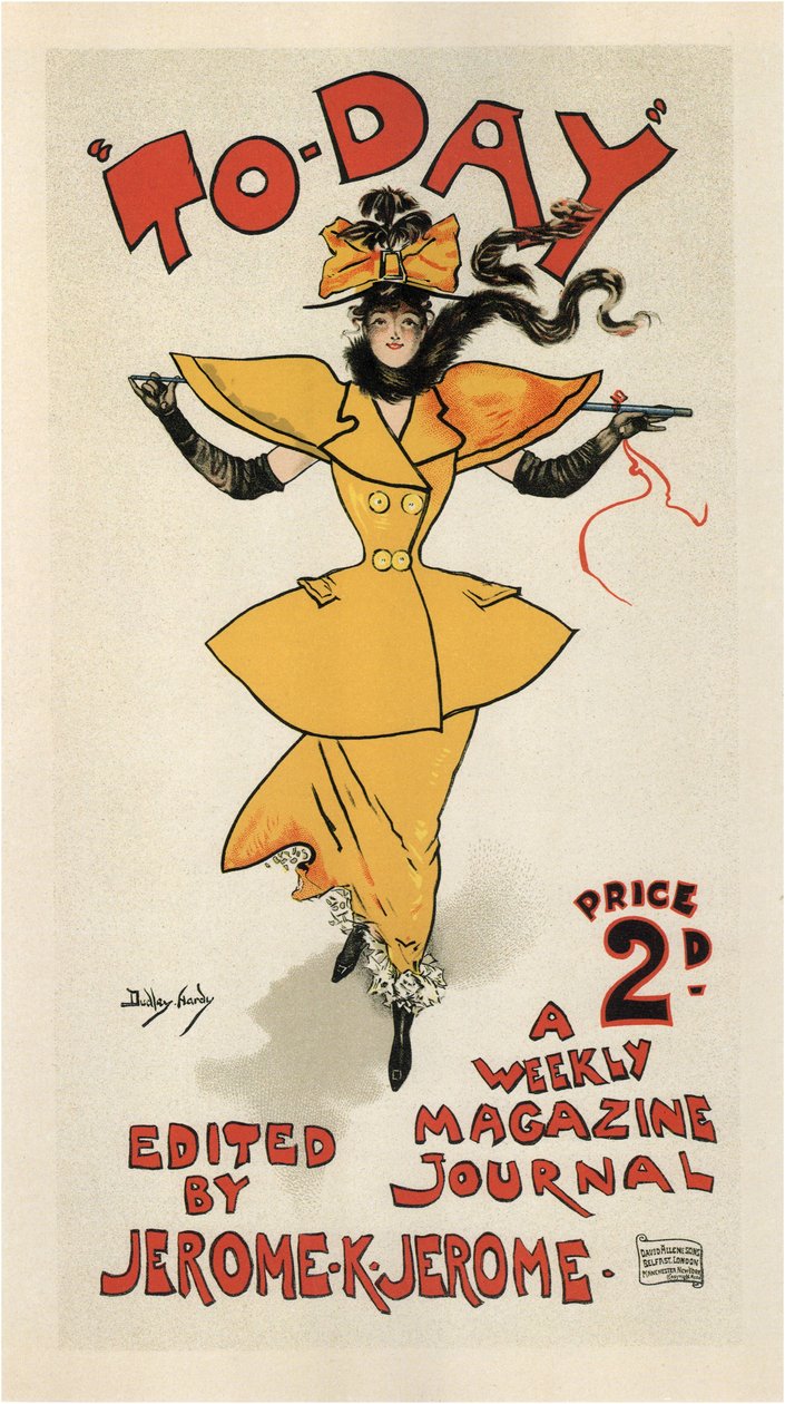 Journal To-Day, szerkesztette: Jerome K. Jerome Poster, 1895 alkotó: Dudley Hardy
