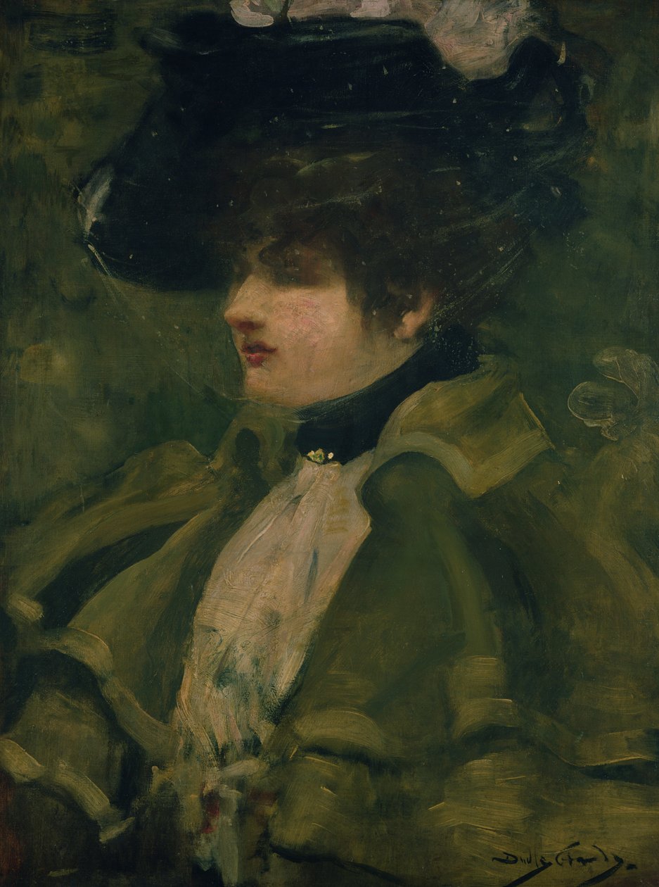Sarah Bernhardt portréja alkotó: Dudley Hardy