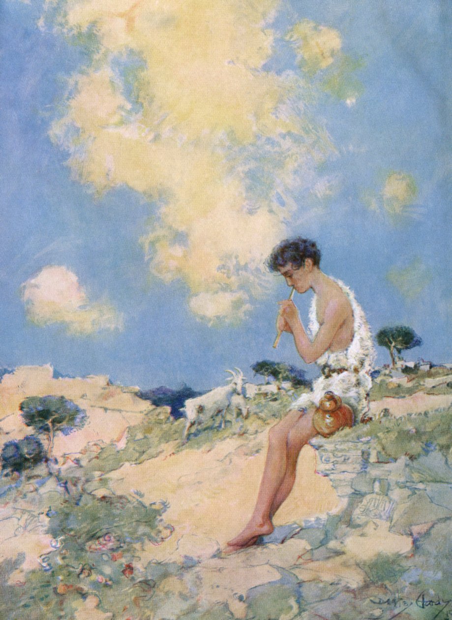 A kis kecskepásztor alkotó: Dudley Hardy