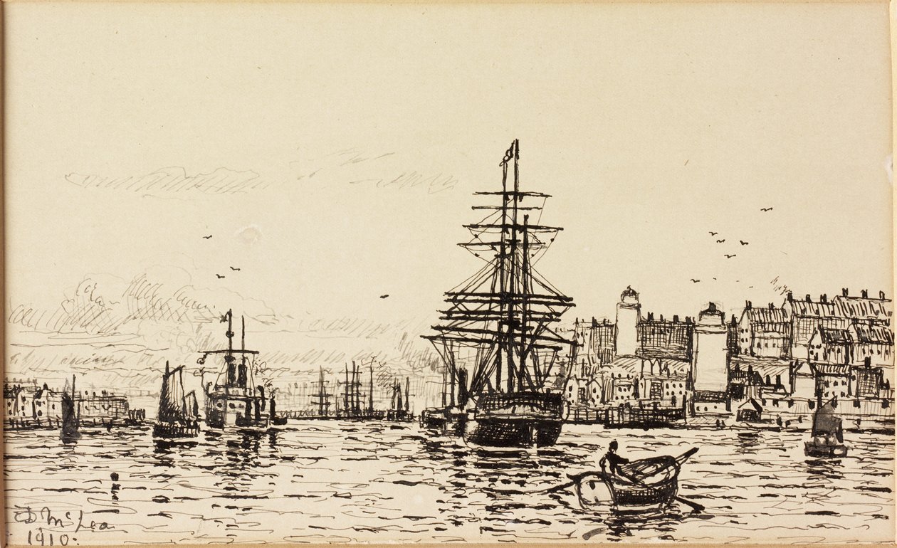 A magas és gyenge fények északi pajzsa (tinta papíron) alkotó: Duncan F. McLea