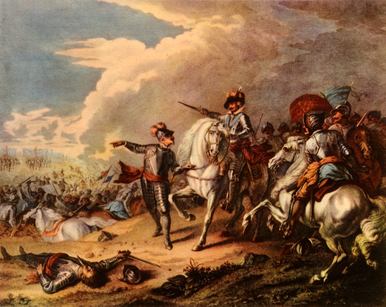 „A Naseby-i csata, 1645”, 1727, 1944. alkotó: Dupuis