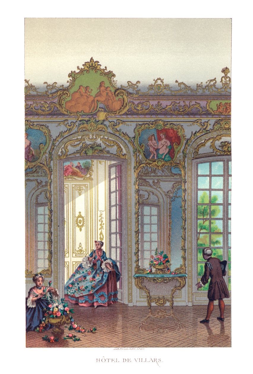 Hotel De Villars, 1885 alkotó: Durin