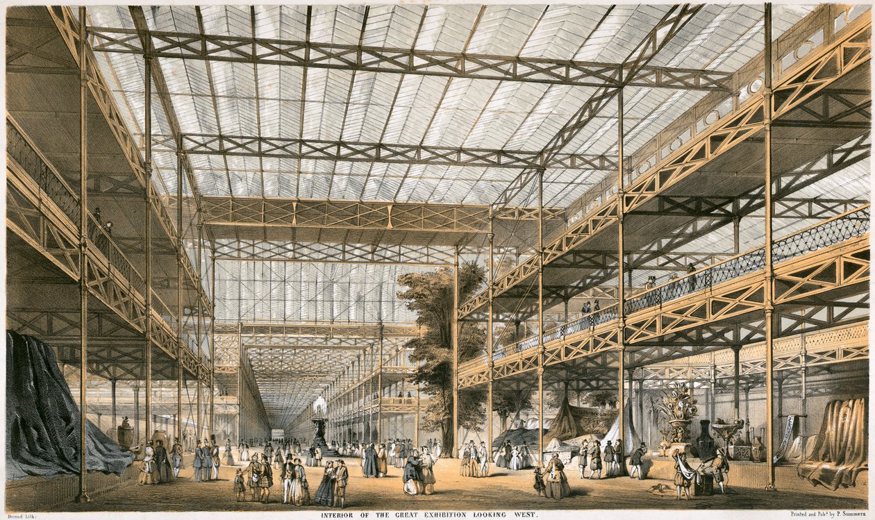 Nagy kiállítás, Crystal Palace, Hyde Park, London, 1851 alkotó: Durond