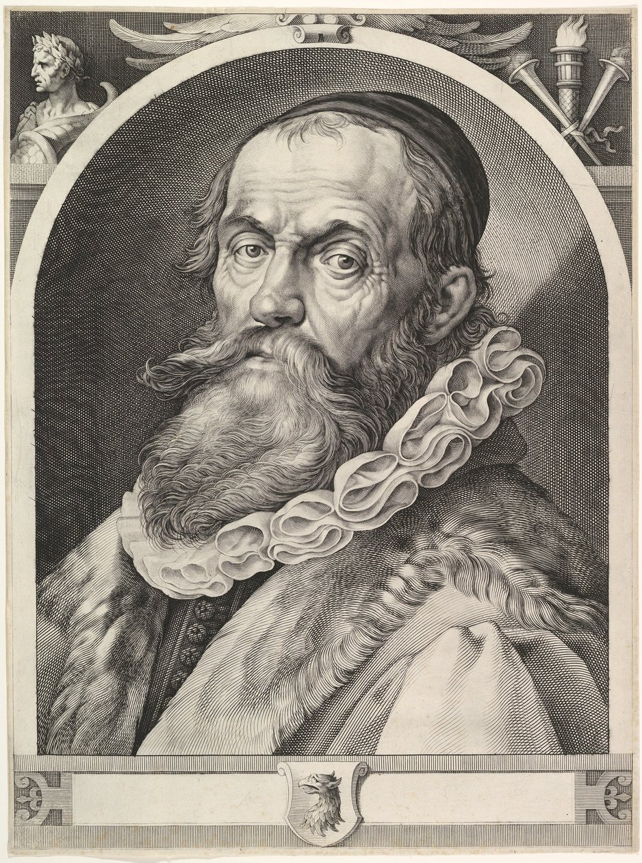 Hendrick Goltzius portréja, kocsma. 1617 alkotó: Dutch School