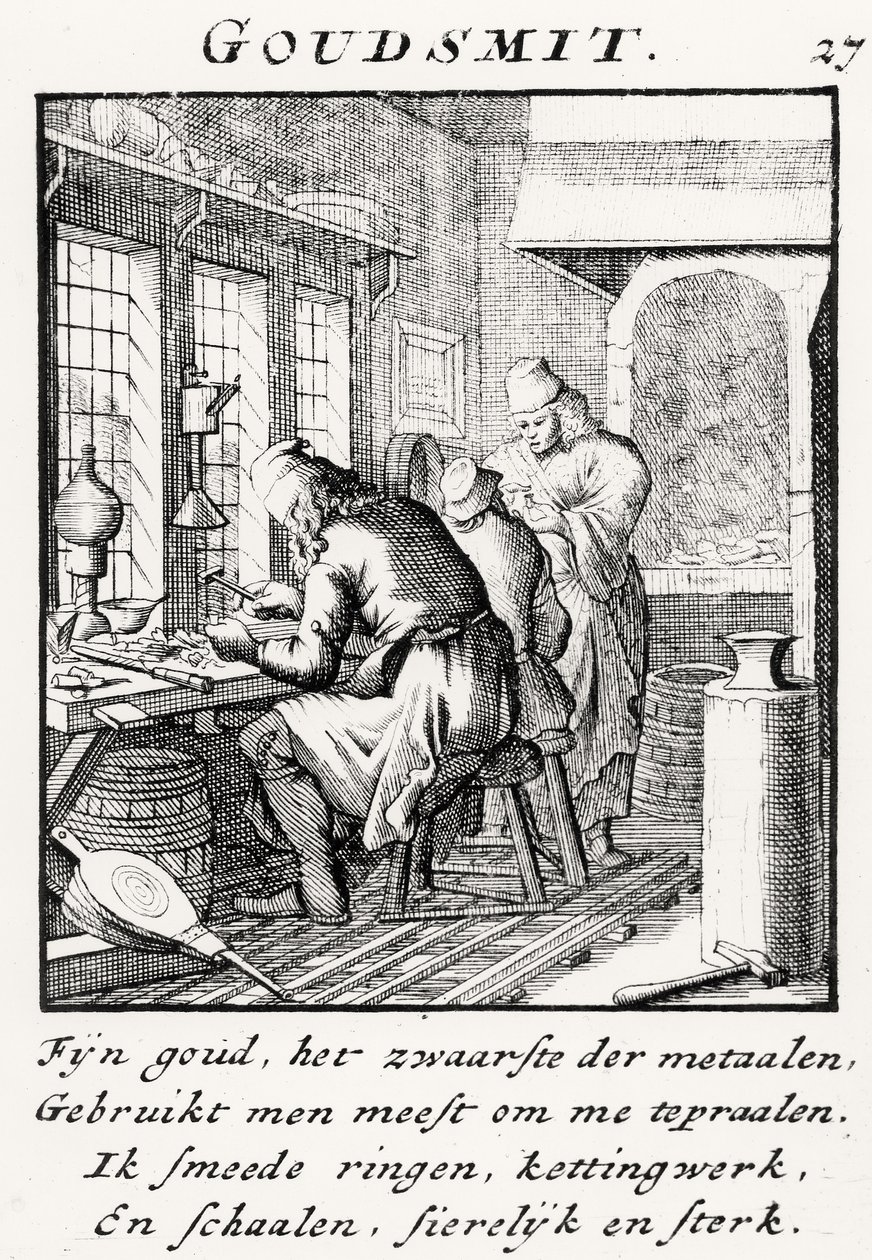 Az ötvös, 1718 alkotó: Dutch School