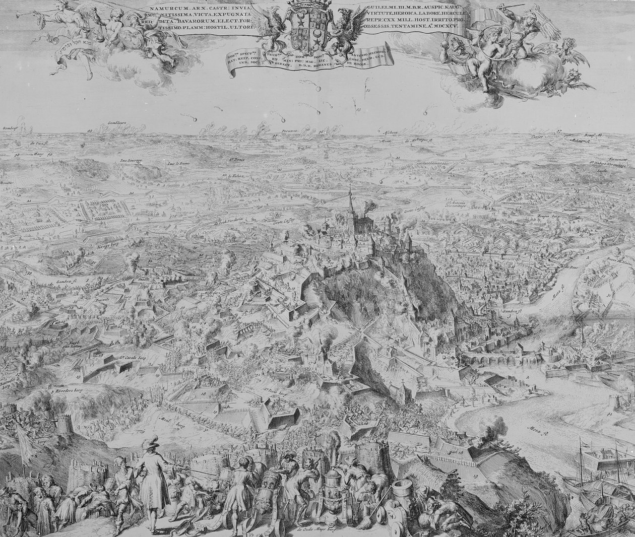Namur ostroma, 1695 alkotó: Dutch School