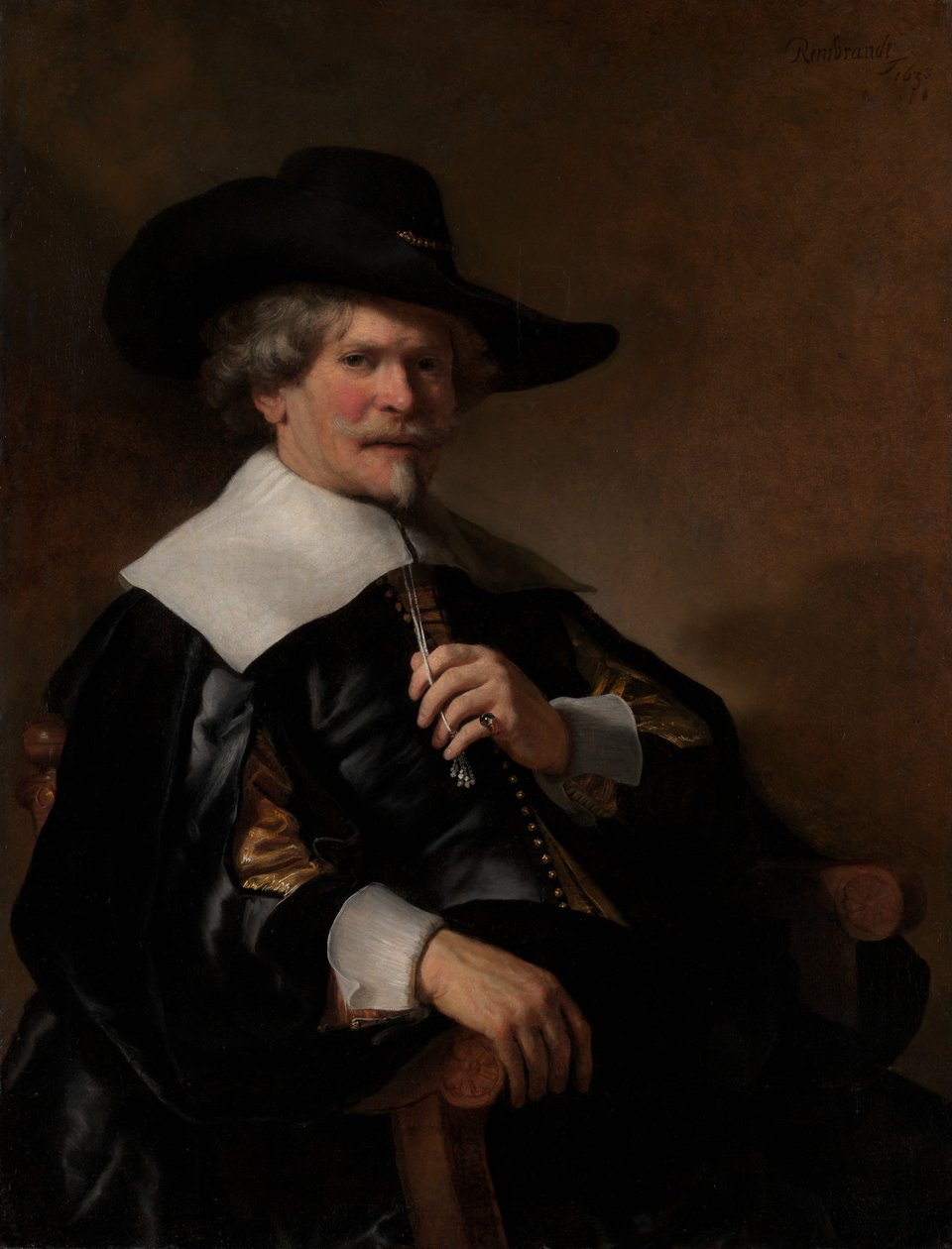 Fotelben ülő férfi portréja, kb. 1640-50. alkotó: Dutch