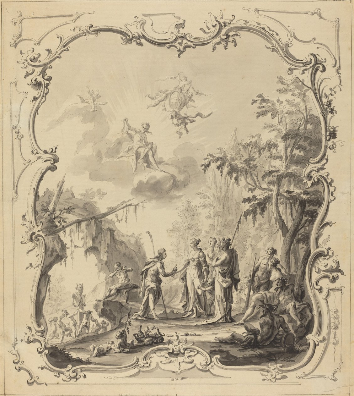 A párizsi ítélet alkotó: Dutch 18th Century
