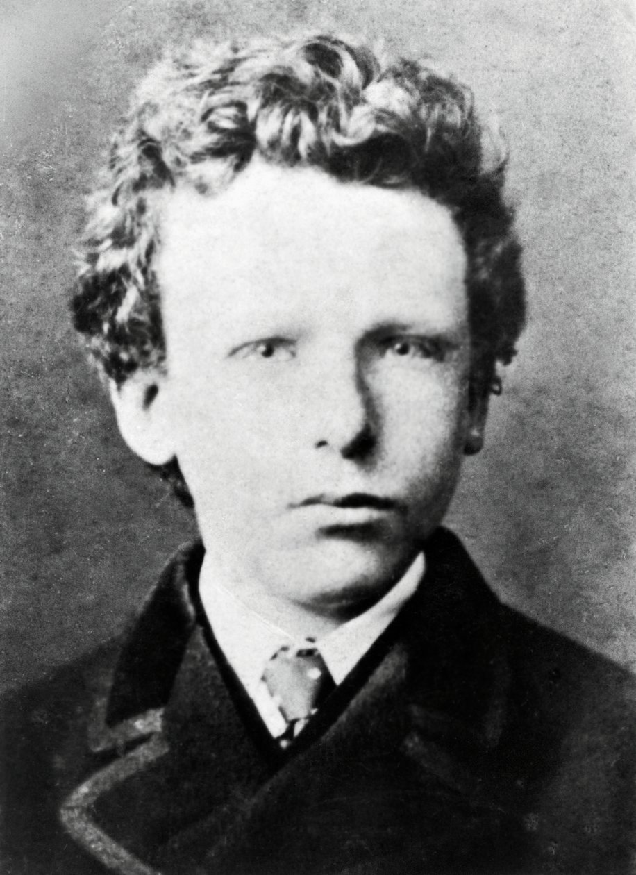 Vincent Van Gogh, körülbelül 13 éves (f/w fotó) alkotó: Dutch Photographer