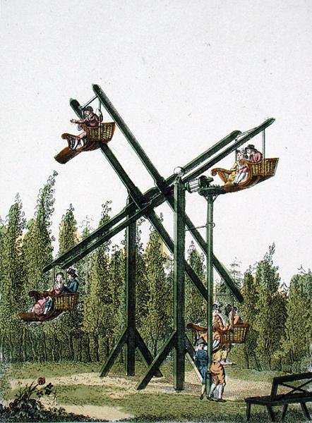 Óriáskerék, G. van Laar „Magazine of Garden Gems” című könyvéből, 1802-ben (színes litó) alkotó: Dutch School