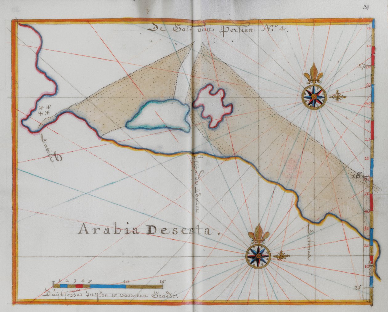 Arábia. Az arab sivatag. alkotó: Dutch School