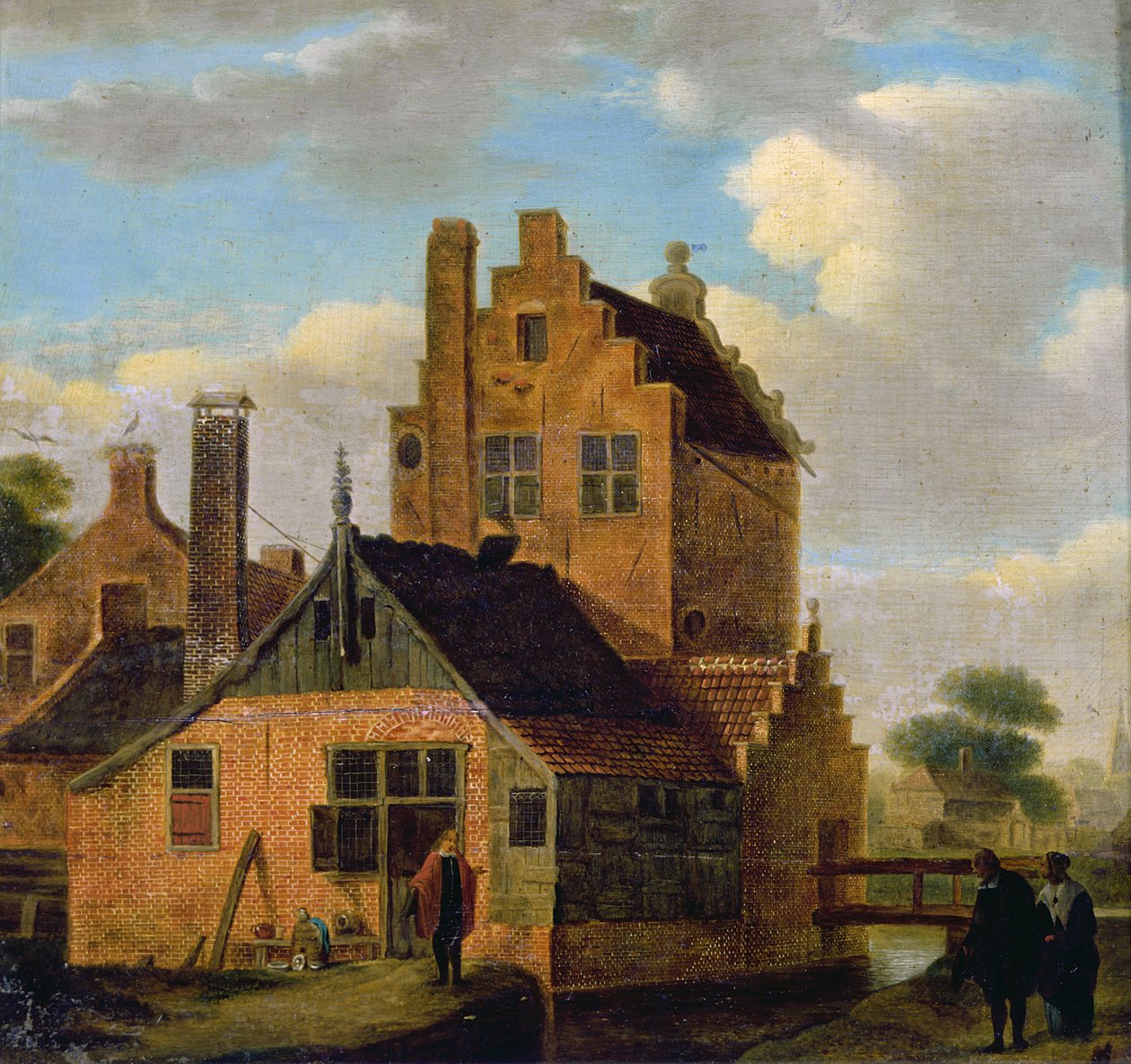 Téglaházak alkotó: Dutch School
