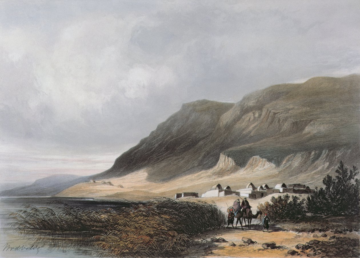 El-Mejdel (Magdala), vésette Jean Jacottet (1806-kb. 1843); alkotó: Dutch School