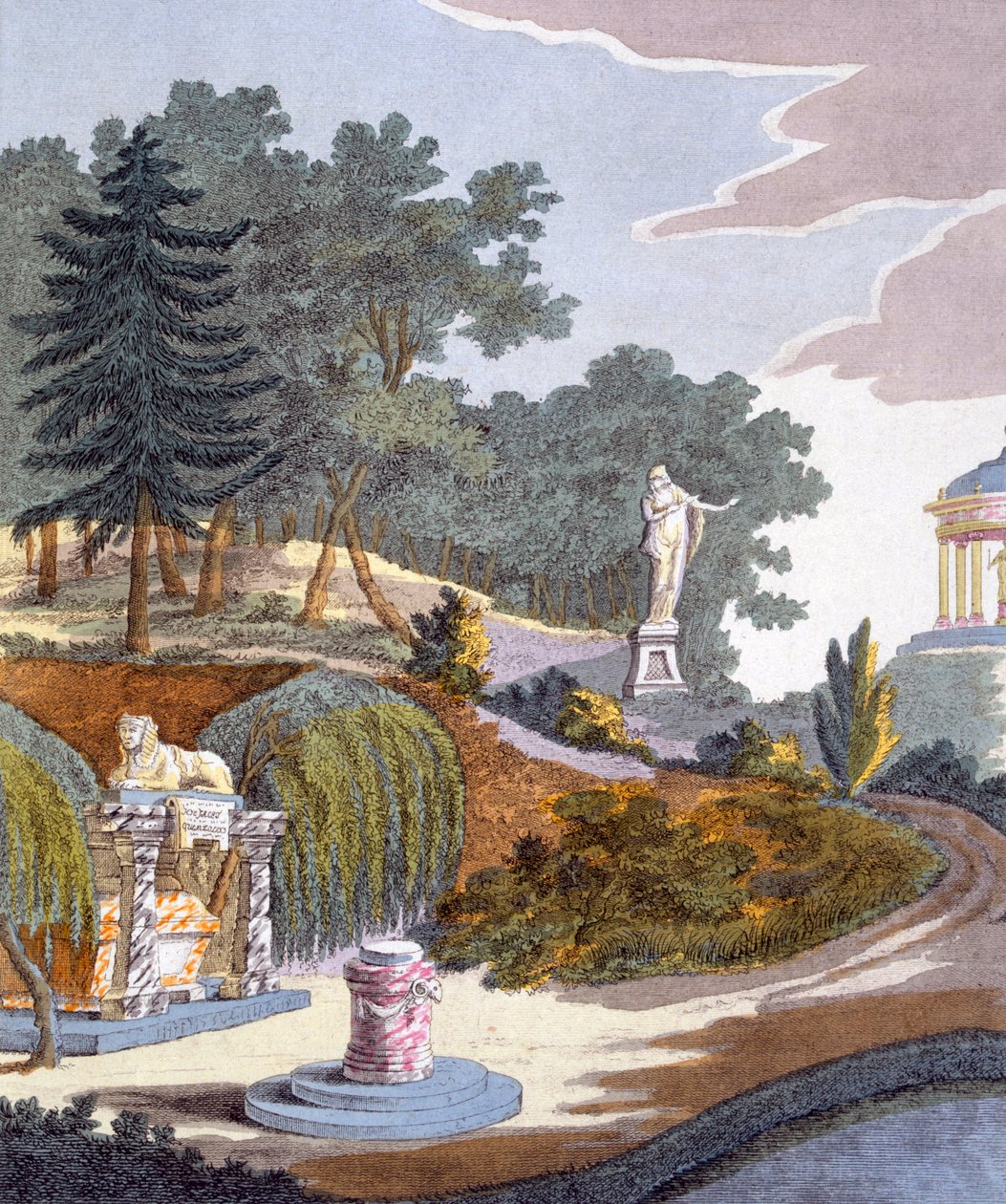 Kerti dekorációk, G. van Laar Magazine of Garden Gems-ből, 1802-ben alkotó: Dutch School
