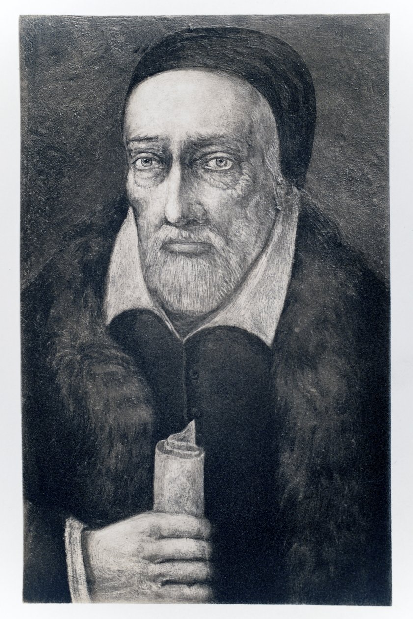 George Buchanan (1506-1582) I. és VI. Jakabtól, a Manzi Joyant & Co. Paris, 1904 nyomda (kollotípia) alkotó: Dutch School