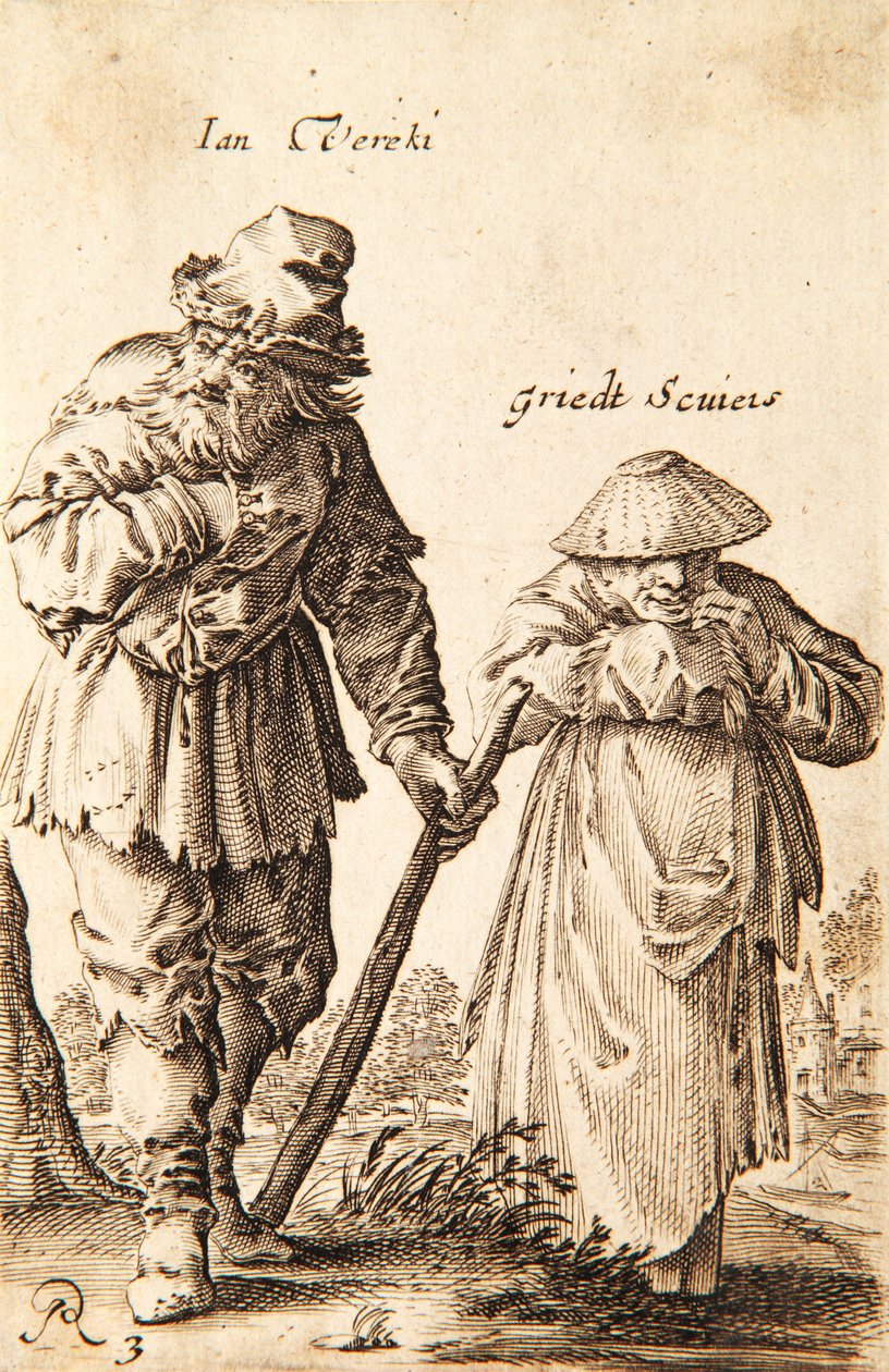 Ian Verecki és Griedt Scuiers (rézkarc és metszet) alkotó: Dutch School