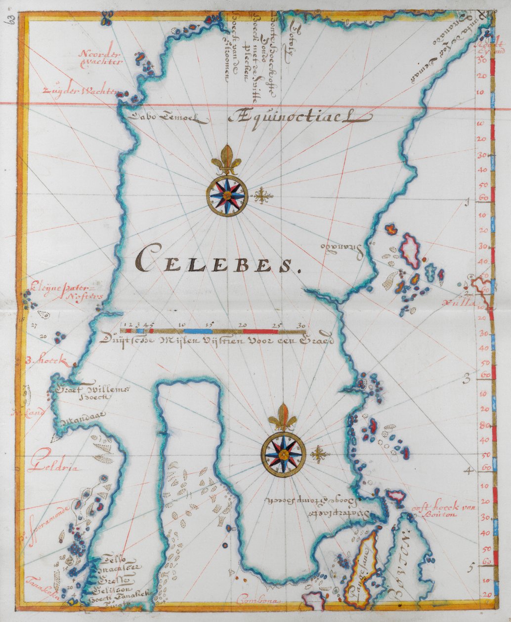 Celebes szigete. alkotó: Dutch School
