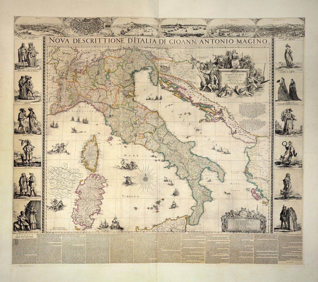 Olaszország, Klencke Atlas alkotó: Dutch School