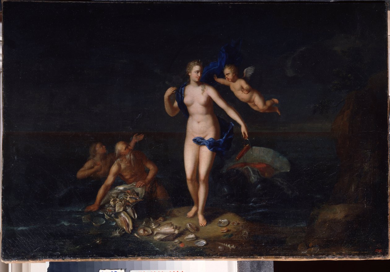 ""La naissance de Venus"" (Birth of Venus) Peinture anonyme de l