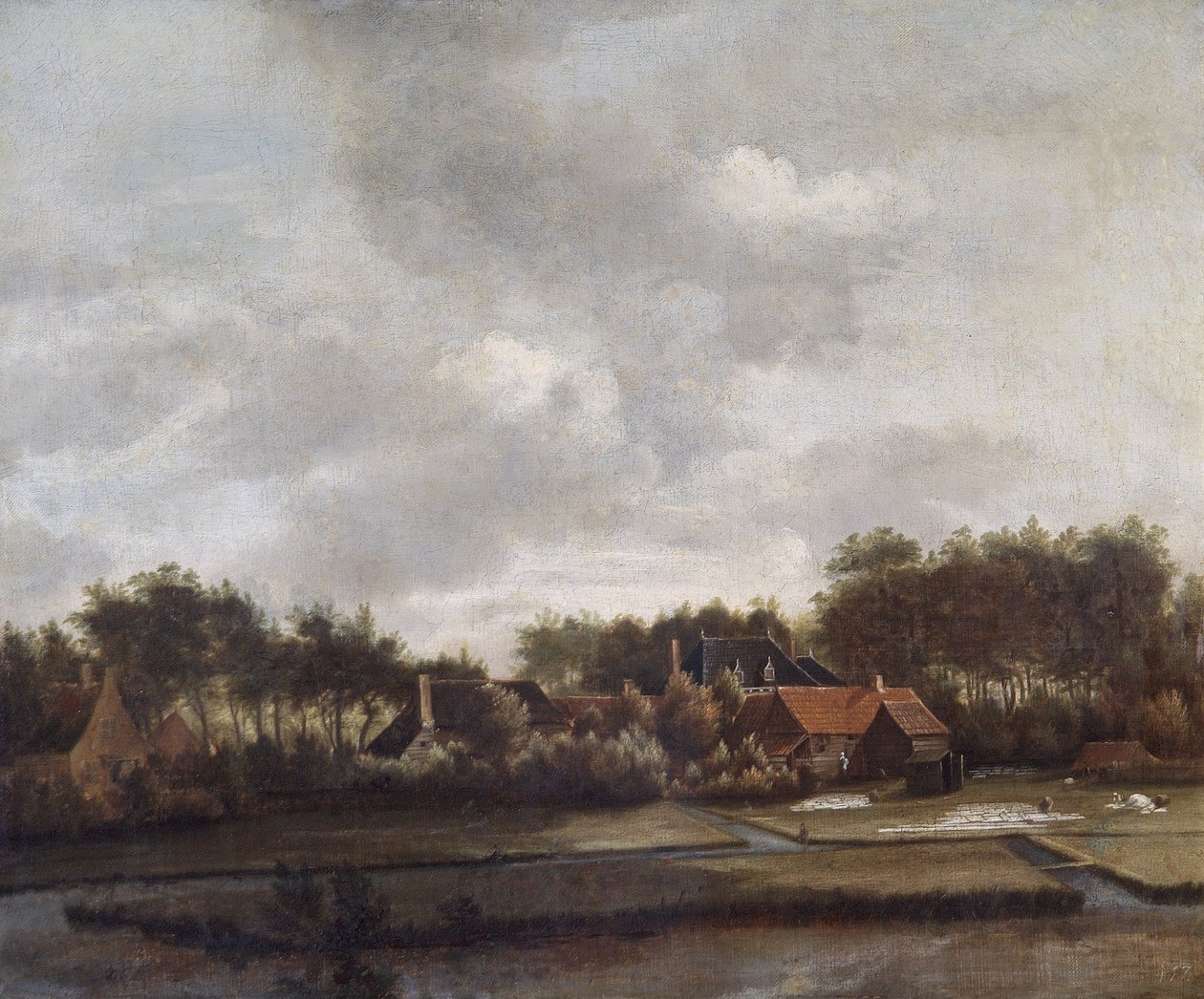 Táj, fehérítő pályával alkotó: Dutch School
