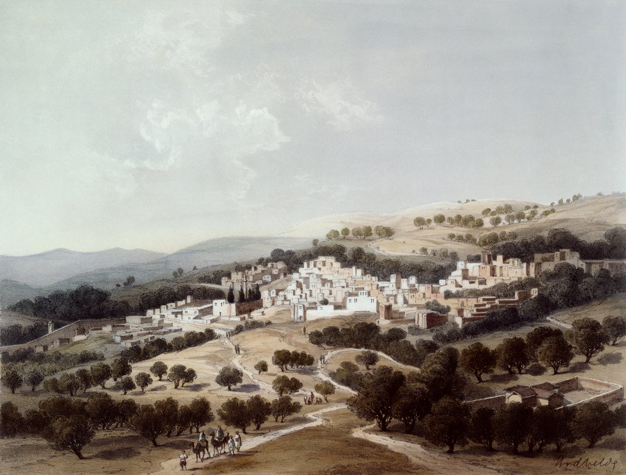 Nazareth, metszett Terry alkotó: Dutch School