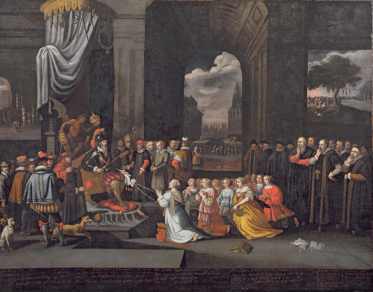Alba hercegének üldözése 1568-ban alkotó: Dutch School