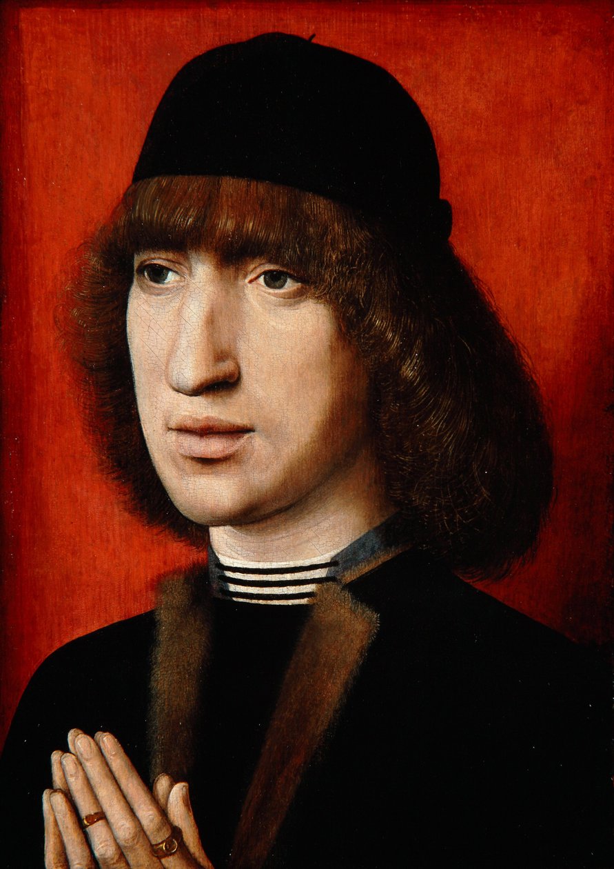 Férfi portréja, 1480-90 körül alkotó: Dutch School