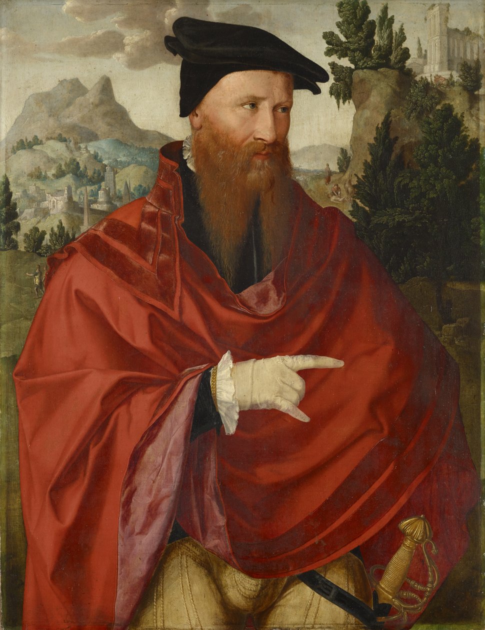 David Joris anabaptista portréja, 1540-45 körül alkotó: Dutch School