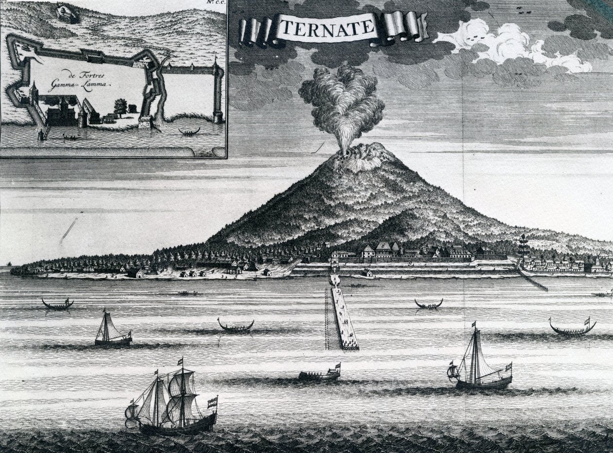 Ternate-sziget, 1748 körül alkotó: Dutch School