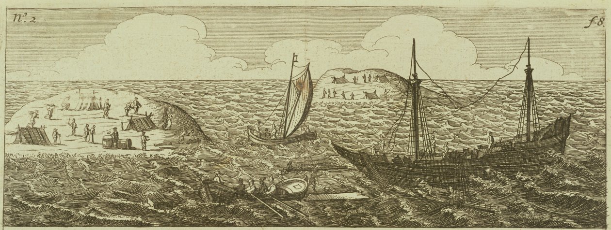 A The Ship Breaks up (A Batavia hajó balszerencsés útja) című filmből, amelyet Amszterdamban adtak ki alkotó: Dutch School