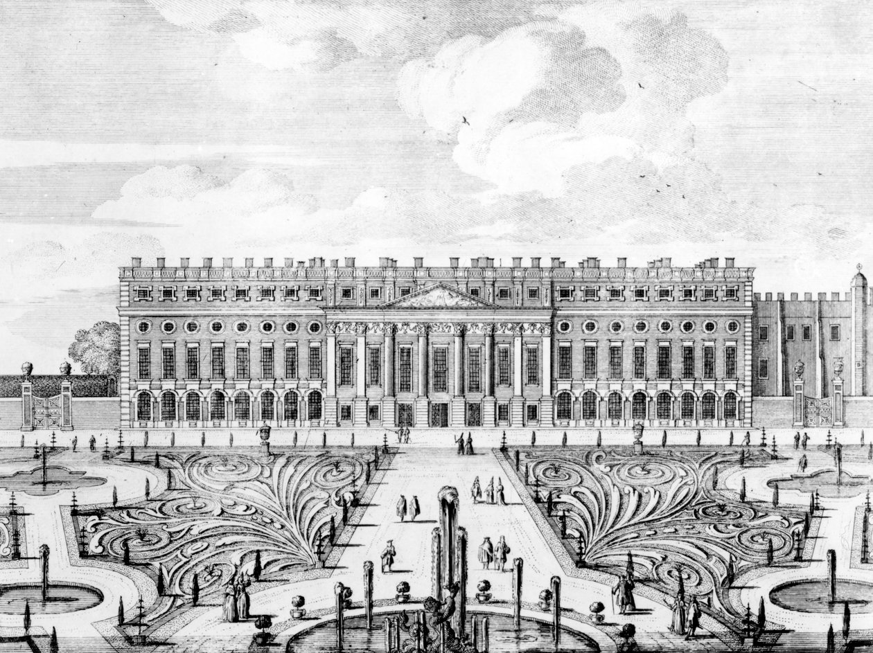 Hampton Court déli homlokzata alkotó: Dutch School