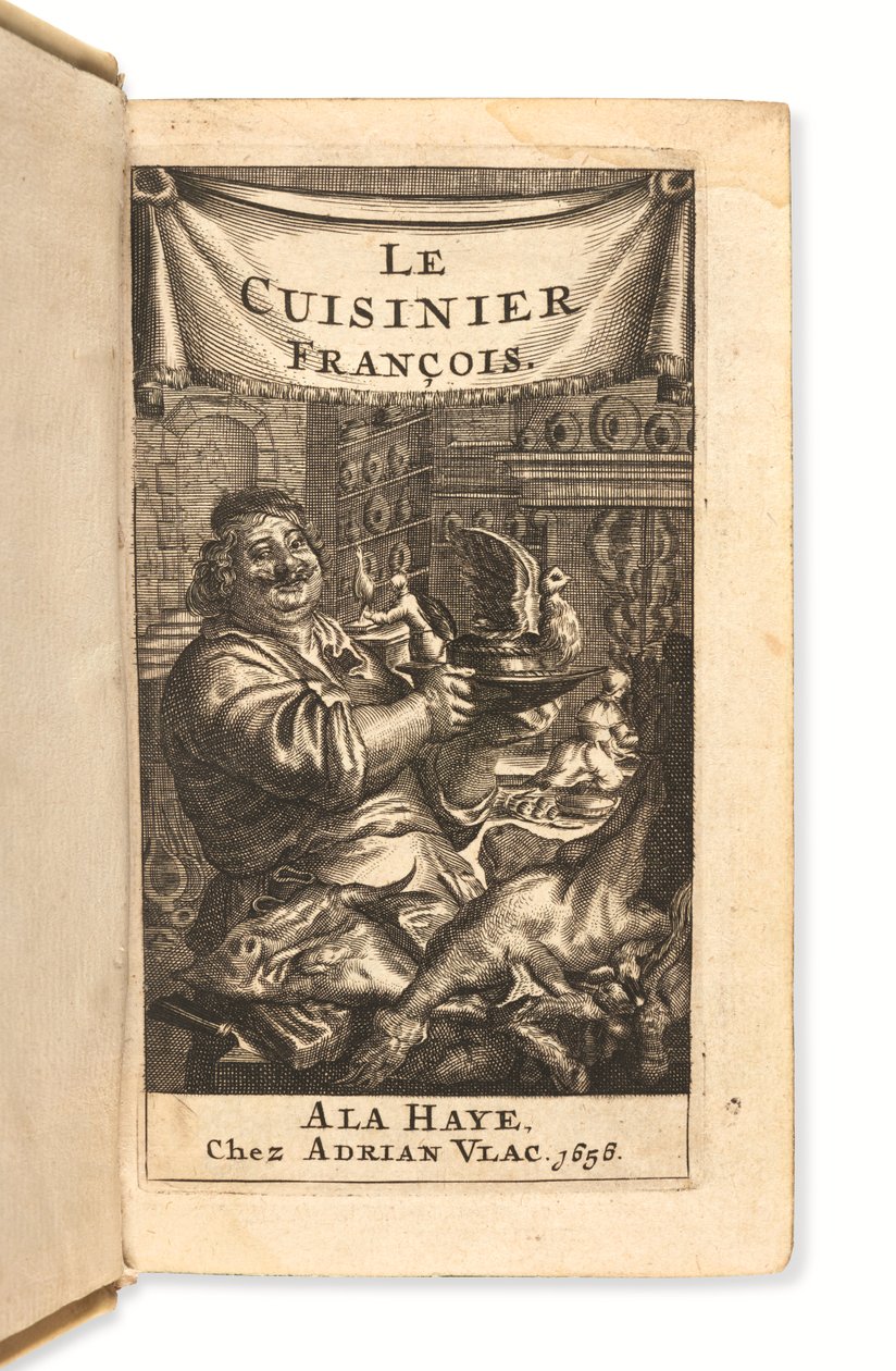 A Le Cuisinier françois címlapképe alkotó: Dutch School