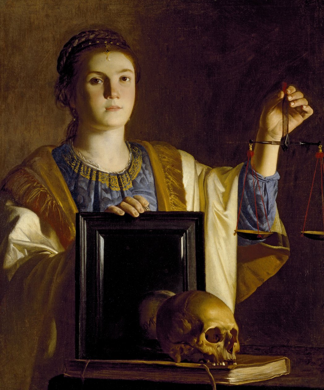 A világ hiúságának tükröt bemutató igazság, 1625 körül alkotó: Dutch School