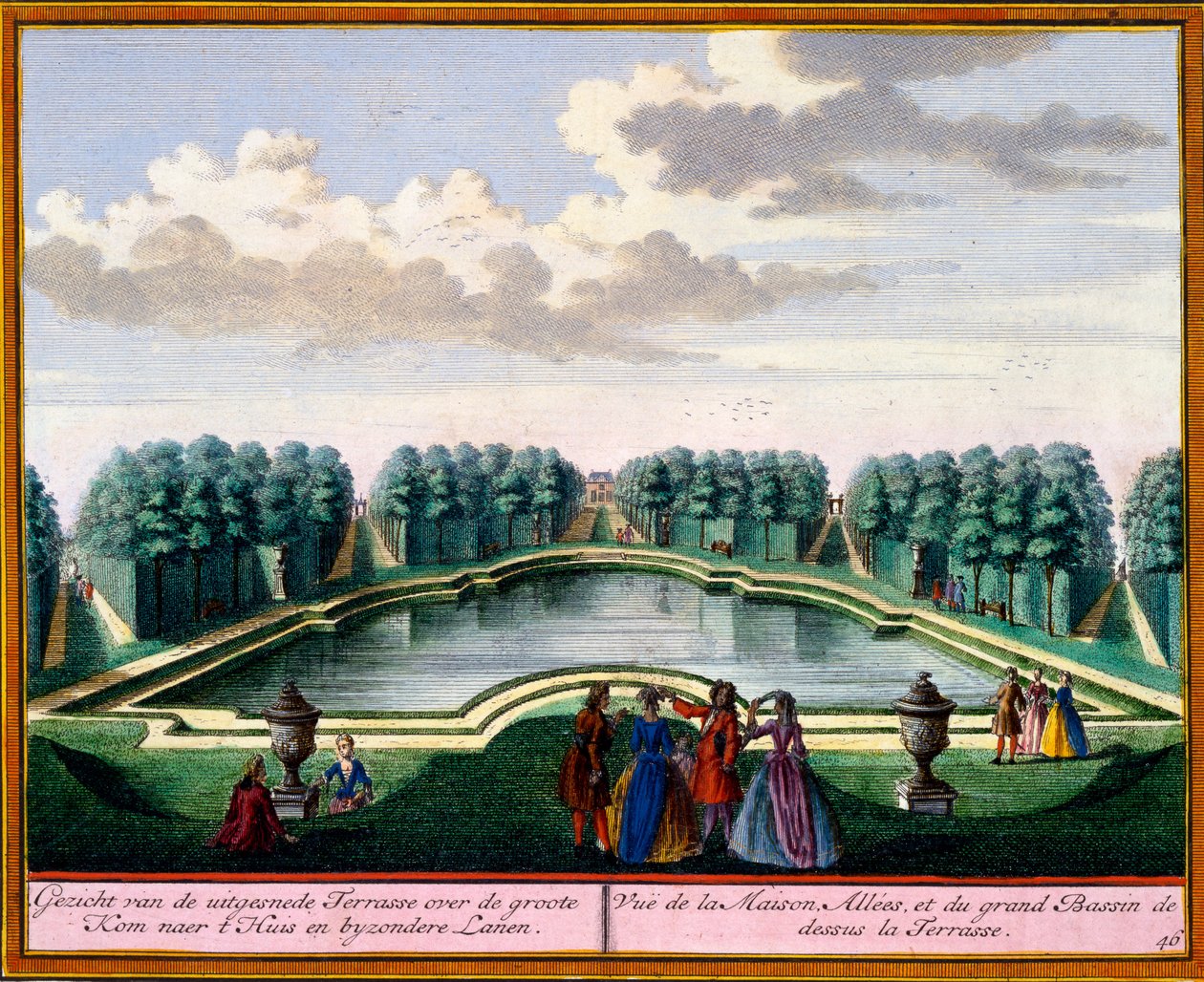 Nézet a Het Zeganpralent Kennemerlantból, Hendrick de Leth és Matthias Brouerius Van Nidek, megjelent 1700-30 körül alkotó: Dutch School