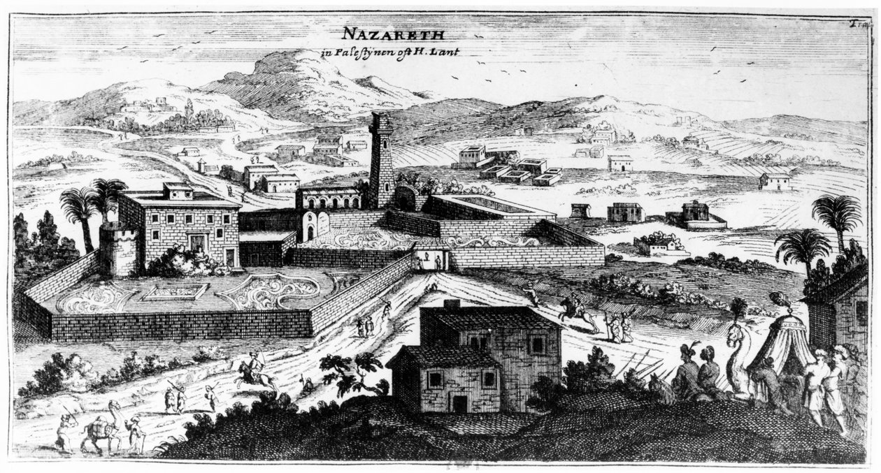 Kilátás Názáretre alkotó: Dutch School
