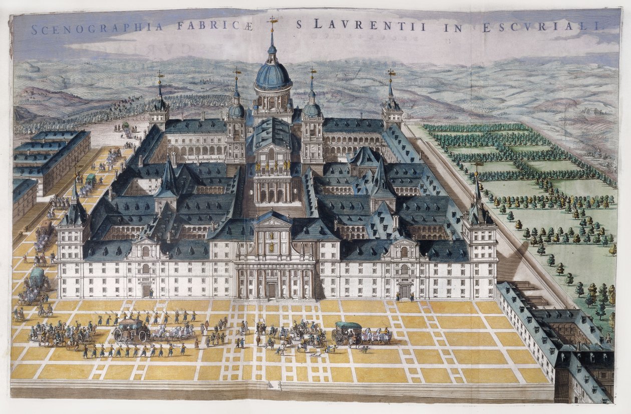 Kilátás a madridi Escorialra, 1662-5 alkotó: Dutch School
