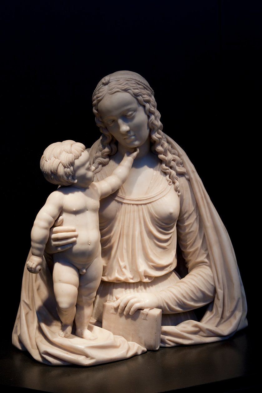 Szűz és gyermek, 1525 körül, Katedrális Kincstár, Szent Mihály és Szent Gudula székesegyház (fémmunkák) alkotó: Dutch School