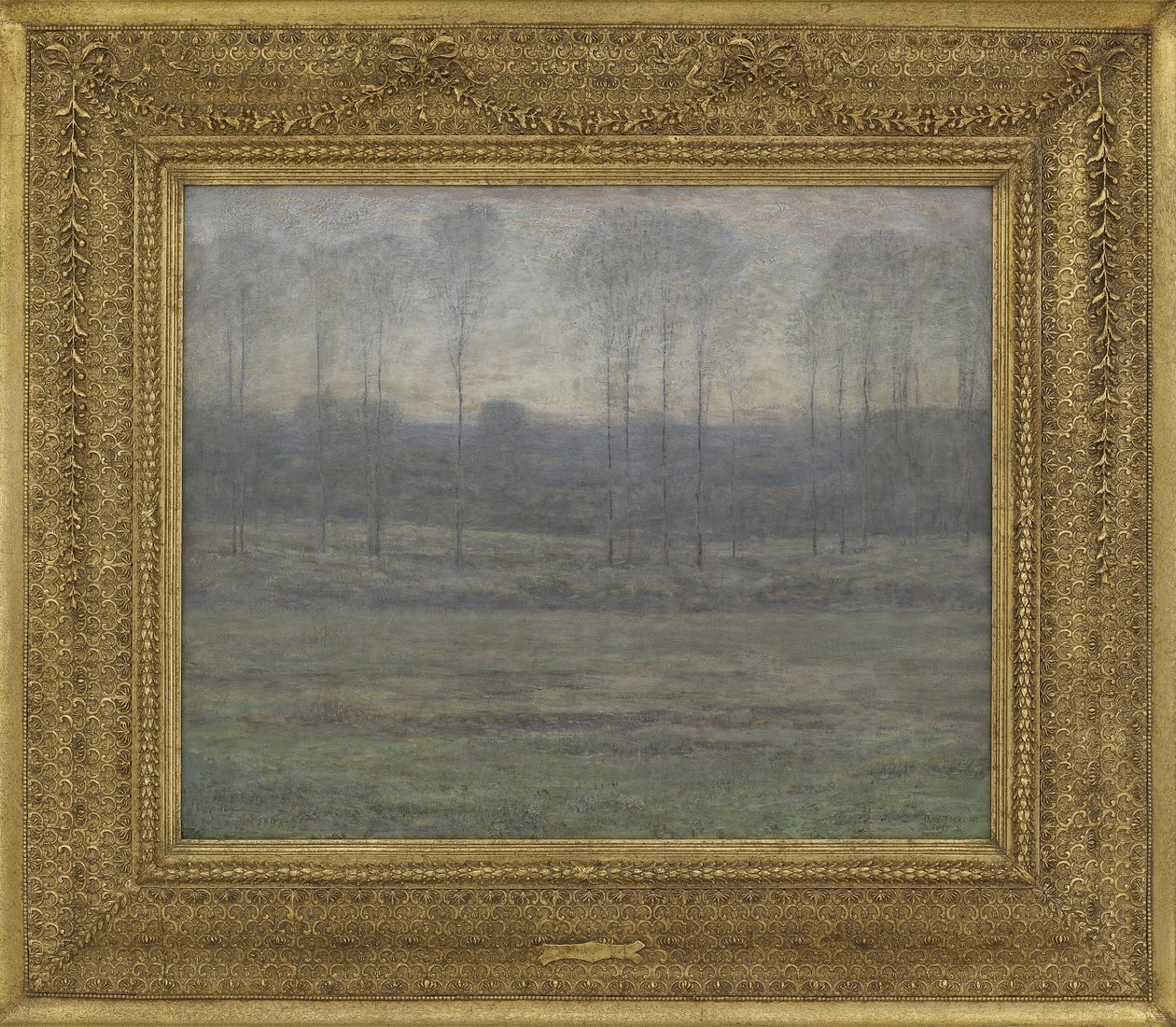 Hajnal: 1897-98. május (olaj, falemez) alkotó: Dwight William Tryon