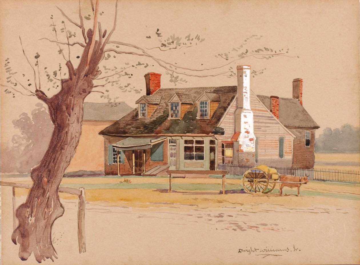 Williamsburg Post Office, kb. 1890. alkotó: Dwight Williams