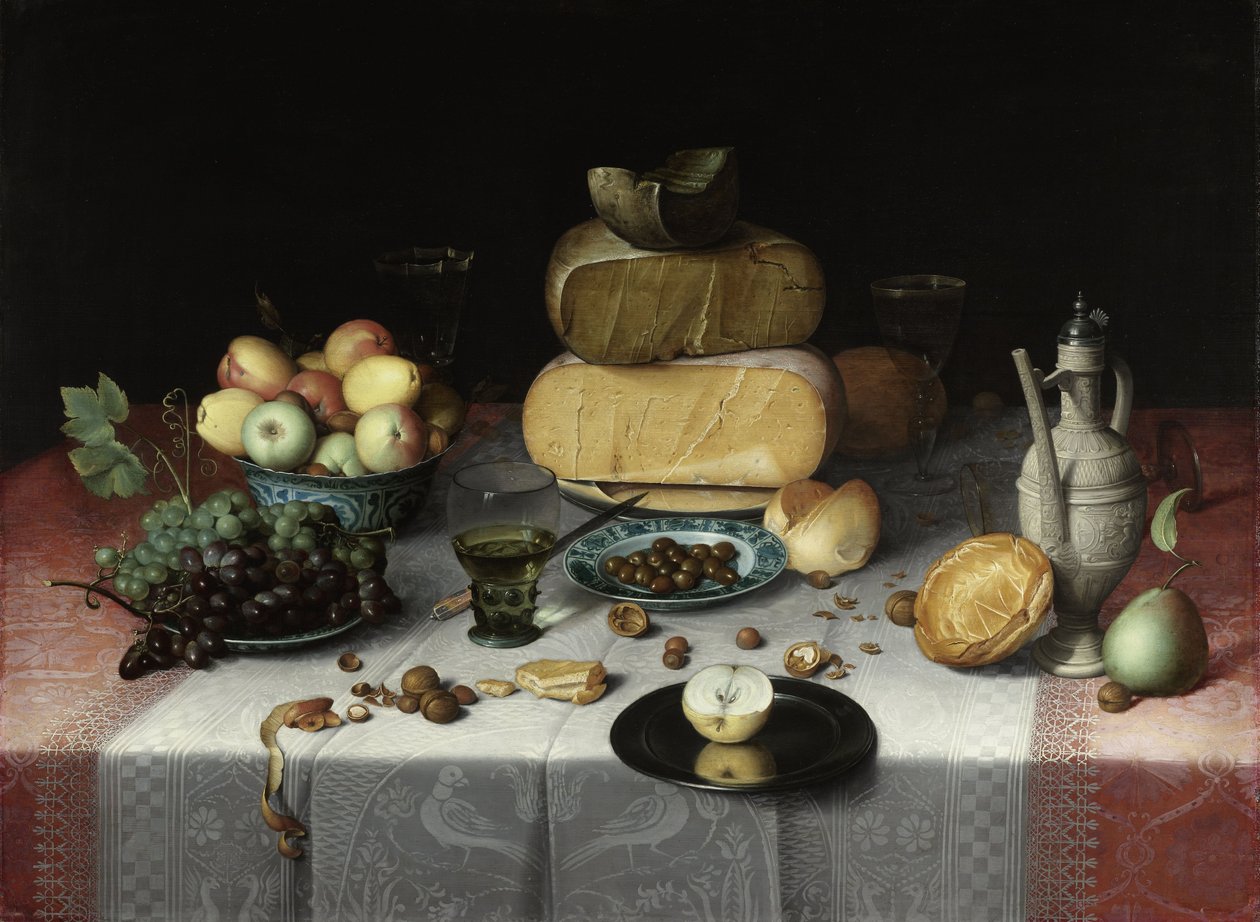 Csendélet sajttal, c. 1615 alkotó: Dyck