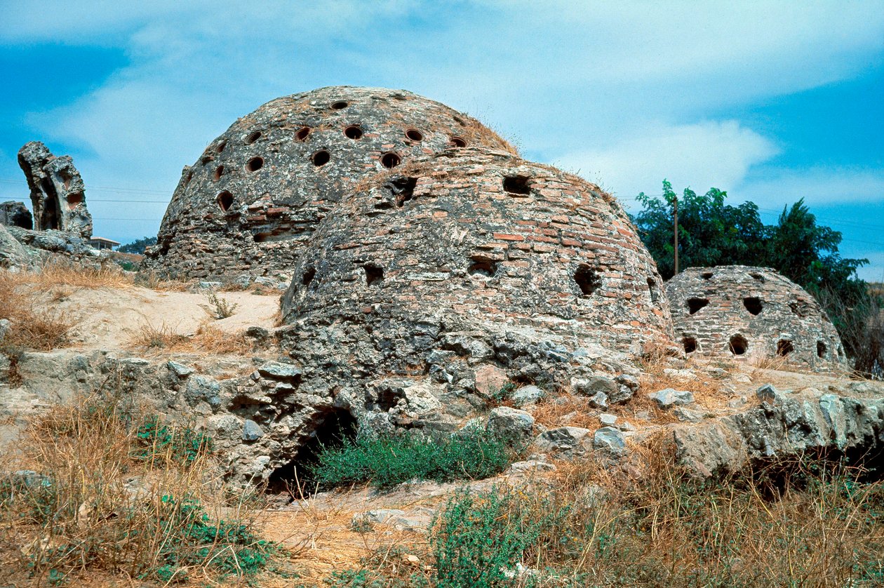 14. századi fürdőkupolák (hammam). alkotó: Dynasty Seljuq