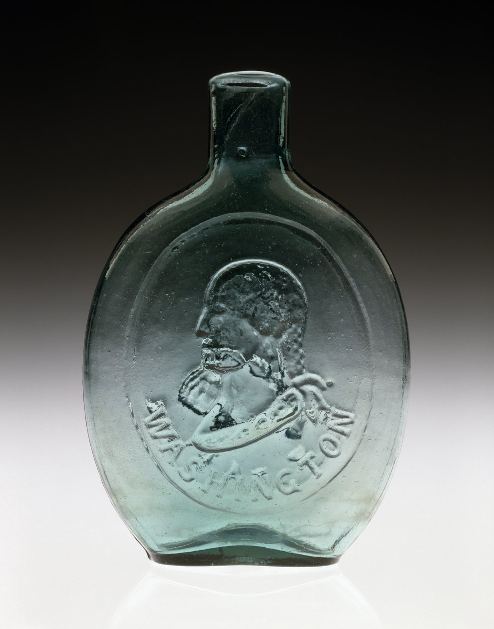 Figurás lombik, c. 1847 (ólommentes üveg) alkotó: Dyottville Glass Works
