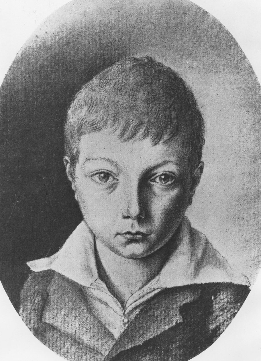 Charles Augustin Sainte-Beuve 9 éves portréja alkotó: E. de Bonnieres