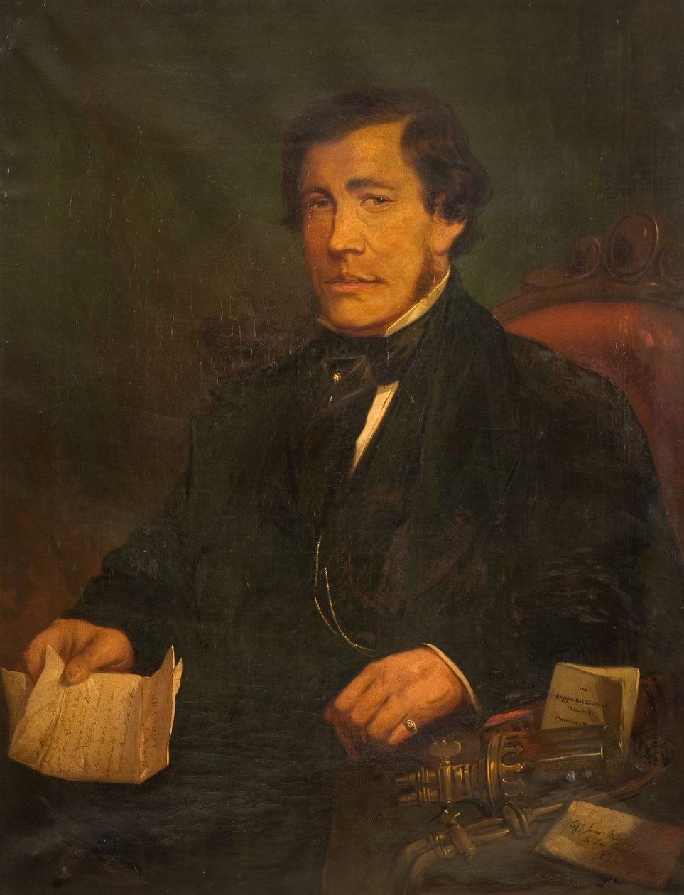 James Fern Webster portréja, 1862. alkotó: EH Bolt