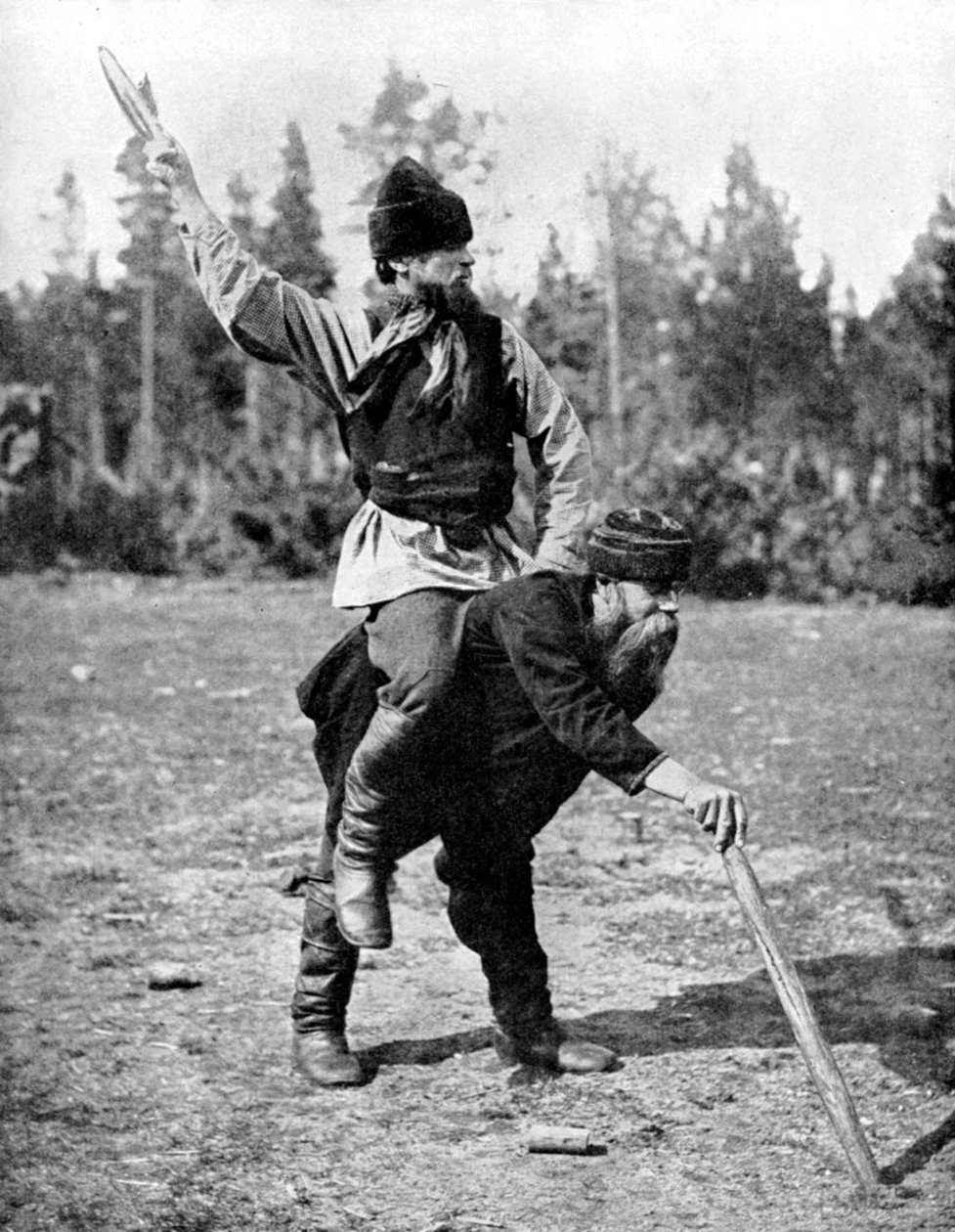 A finnek a Kykkával, a nemzeti játékkal, 1936-ban alkotó: ENA