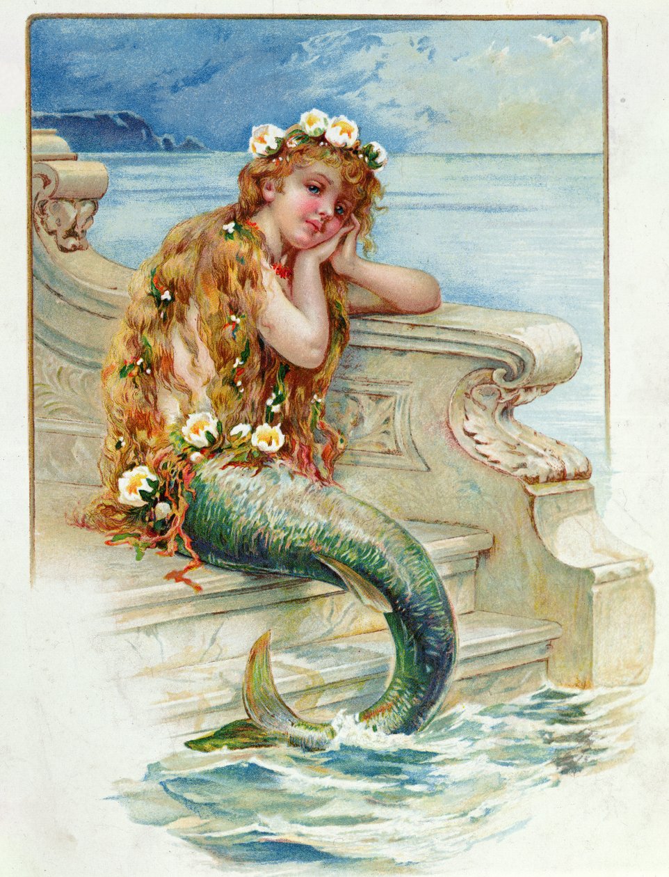 Kis hableány, Hans Christian Andersen (1805-75) alkotó: E.S. Hardy