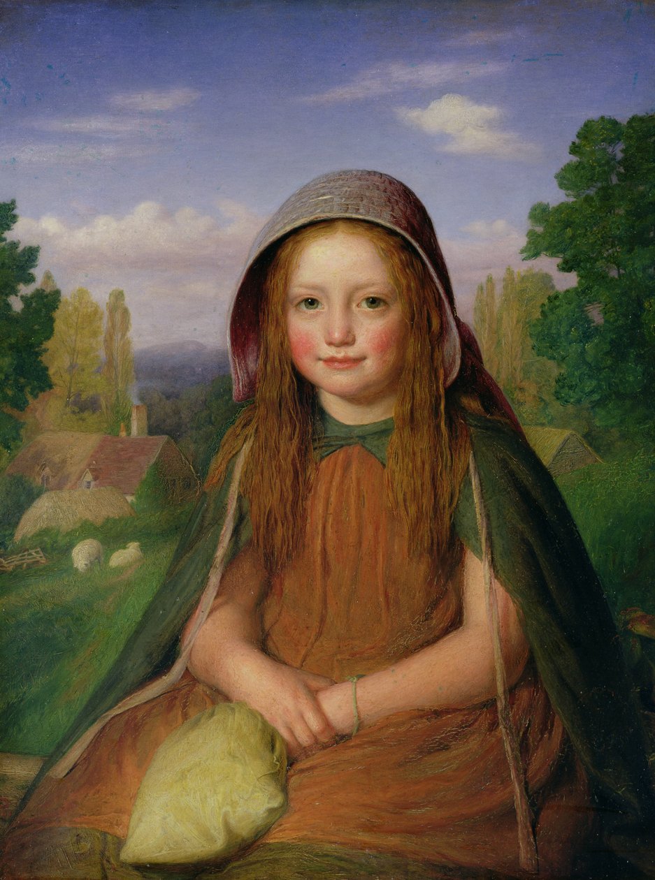 Egy lány, 1861 alkotó: E.T. Davies
