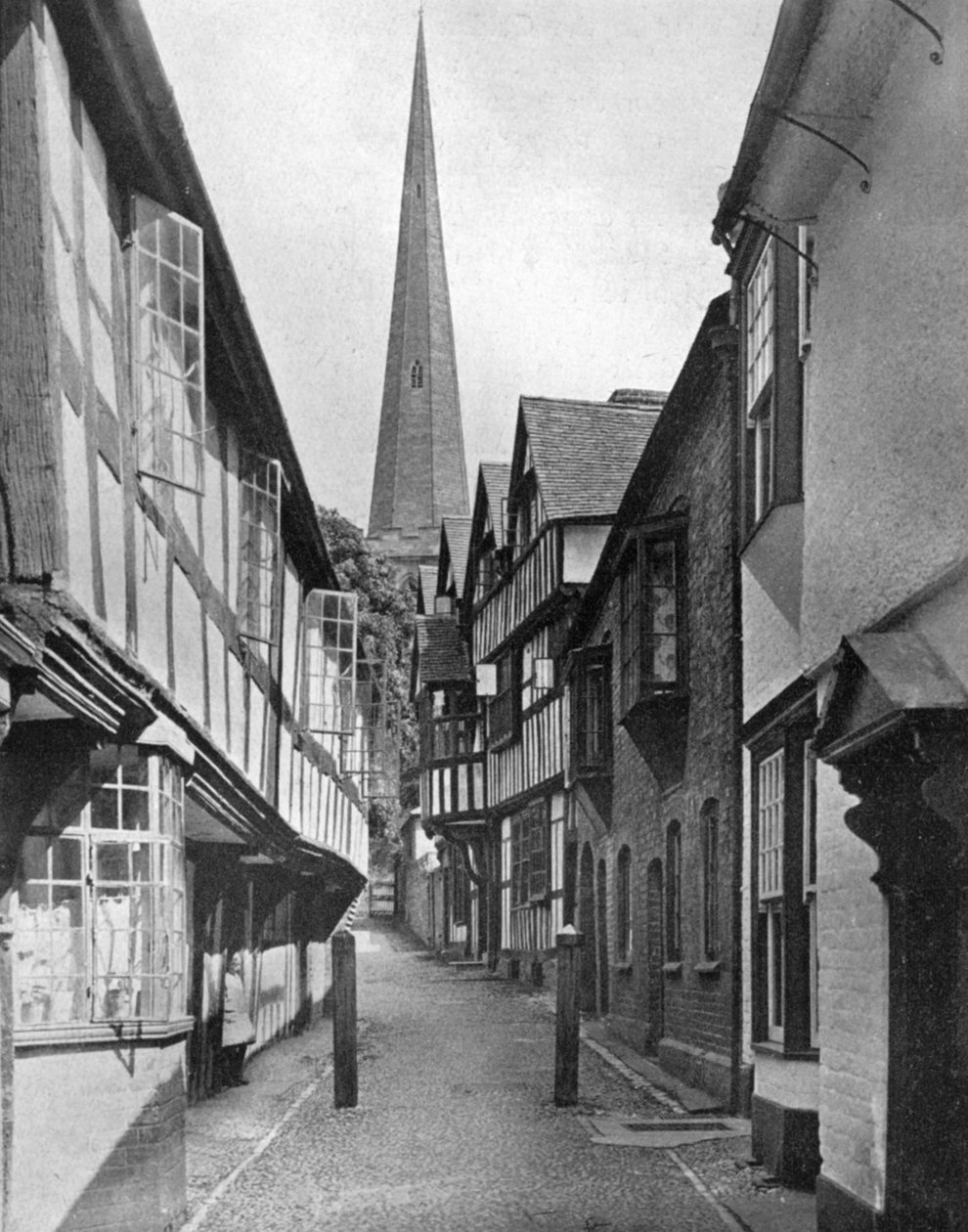 Church Lane, Ledbury, Herefordshire, 1924-1926. alkotó: E. Bastard