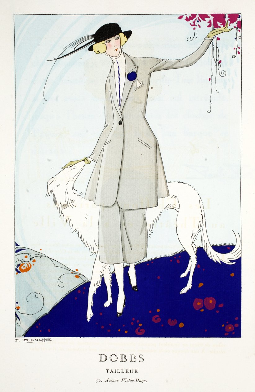 Dobbs szabó alkotó: E. Blanche