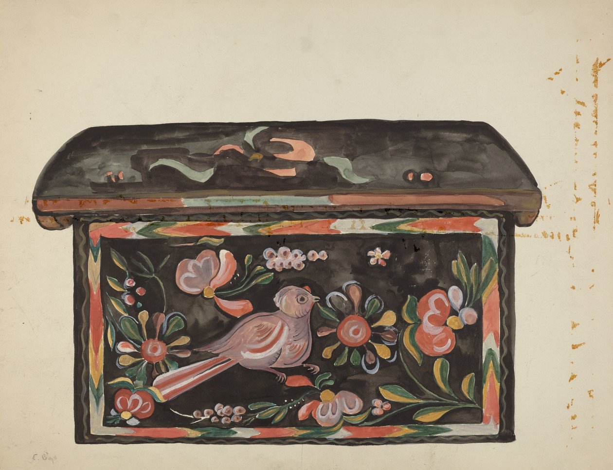 Native Pine Box alkotó: E. Boyd